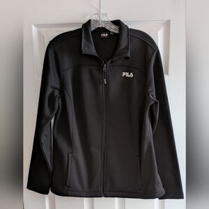 Fila Sport  Womens Jacket Black Size Large  Medium Weight Fleece lining